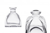 Oda kokusuna uygun gümüş veya pembe altın kabartmalı 180 ml (PP28) cam şişe