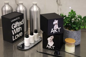 Черна хартиена кутия с магнитно затваряне 185x135x82 mm - 20 бр.-изображение_група