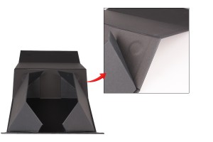 Черна хартиена кутия с магнитно затваряне 185x135x82 mm - 20 бр.-изображение_група