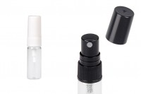 5ml glass perfume atomizer with plastic cap - available in a package with 6 pcs