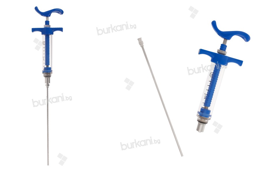 10 ml çok amaçlı plastik şırınga - metal iğneli