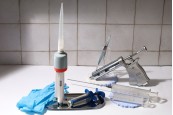 Пластмасова 10 мл спринцовка без игла Пластмасова 10 мл спринцовка без игла