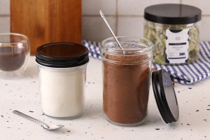 Сребриста метална лъжичка - 9.5 см-изображение_група