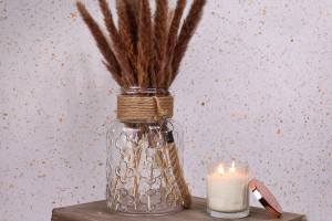 Сухи цветя за декорация - 1 брой (букет с около 7 клона)-изображение_група