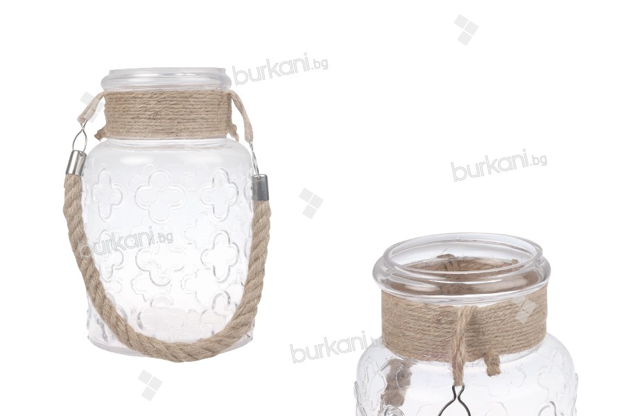 Dekoratif cam kavanoz 3000 ml