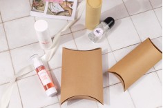  yastık şeklinde kraft kağıt 200x150x50 mm karton kutu - 20 adet