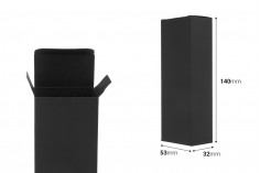 Картонена черна кутия с размери 53x32x140