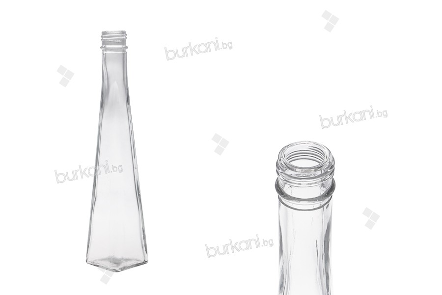 Стъклена бутилка с размери 48x235 - 120 ml