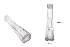 Стъклена бутилка за зехтин или оцет с размери 42x163 - 50 ml