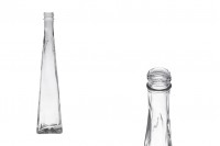 Стъклена декоративна бутилка с размери  58x60x300 - 180 ml