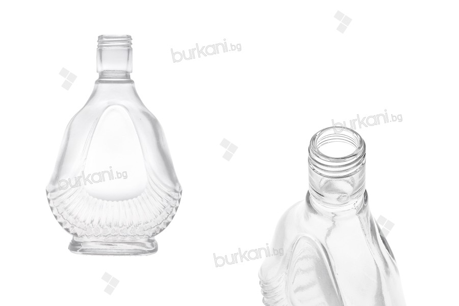 Стъклена бутилка с размери 90x38x145 - 130 ml