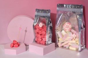 Алуминиева прозрачна опаковка Doy Pack  с "цип" затварябе  и възможност за термозапечатване 140x60x240 мм - 50 бр-изображение_група