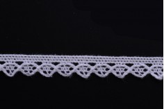 Дантела бяла с ширина 13 mm - 10 метра на парче