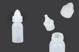 Пластмасова бутилка за кръщене 15 мл с кръст-изображение_продукт