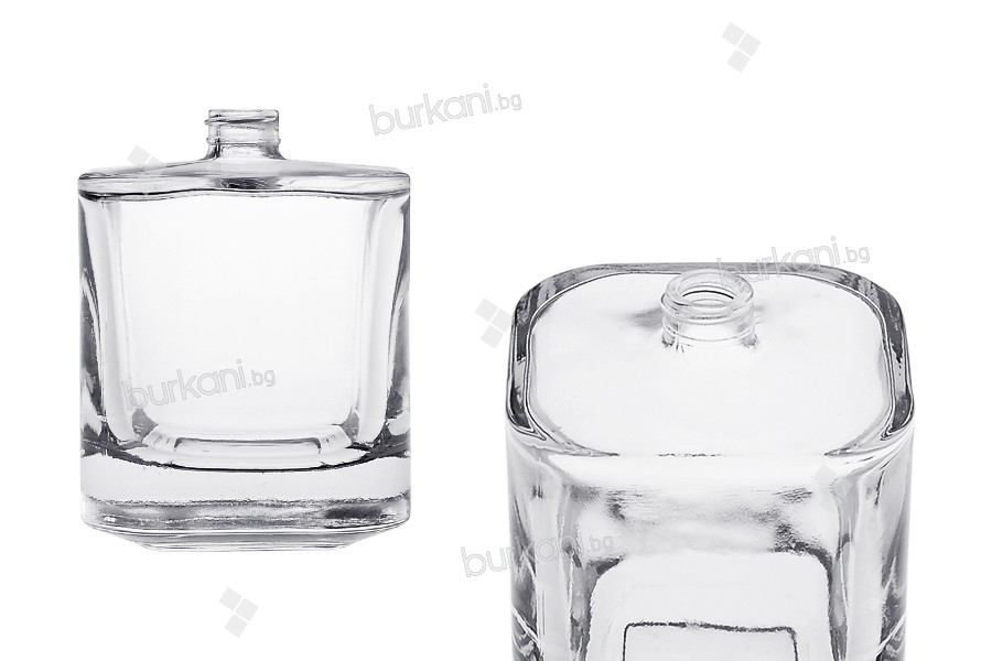Луксозна стъклена бутилка за парфюм 100 ml  с гърловина 15/400 (PP 15)