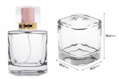Луксозна стъклена бутилка за парфюм 100 ml (PP 15)