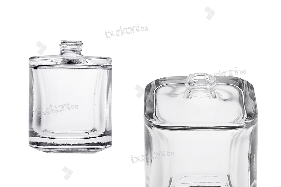 Луксозна стъклена бутилка за парфюм 50 ml   с гърловина 15/400 (PP 15) 
