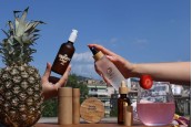 Алуминиев буркан 100 мл с външно дървено покритие - 6 бр. Алуминиев буркан 100 мл с външно дървено покритие - 6 бр.
