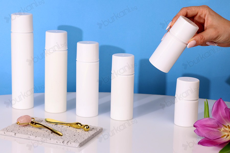 Пластмасова опаковка Airless 120 ml за крем, лосион или серуми-изображение_група