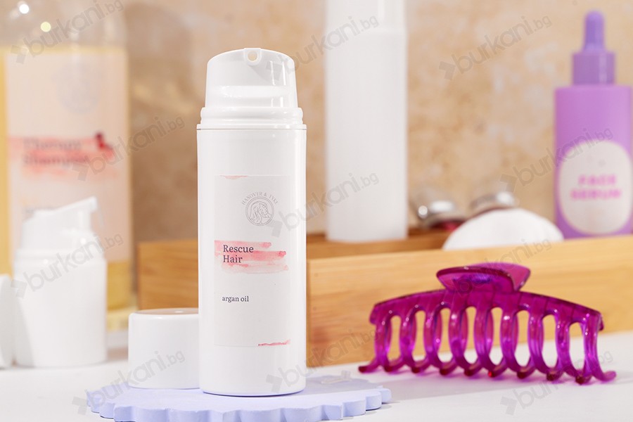 Пластмасова опаковка Airless 120 ml за крем, лосион или серуми-изображение_група