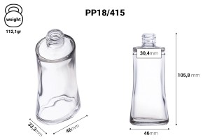 Овална бутилка за парфюм  50 ml 4/50 (18/415)-изображение_размери