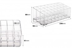Стойка (акрилна) 230x90x80 mm - 3 нива (24 позиции)