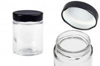 Glass jar 150 ml with caps T.O 58 Deep caps 