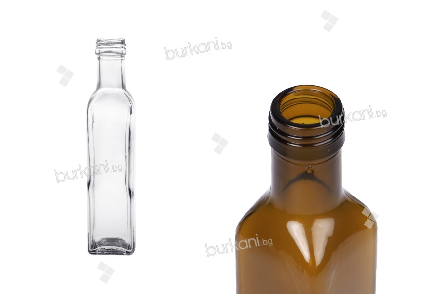 Zeytinyağı şişesi 250 ml Marasca Şeffaf (PP 31.5) - 48 adet