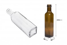 Zeytinyağı şişesi 250 ml Marasca Şeffaf (PP 31.5) - 48 adet