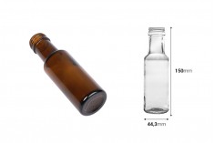 Стъклена бутилка 100 мл  Дорика с гърловина 31,5 - 120 бр. 