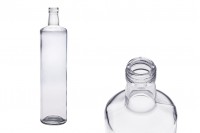 Стъклена прозрачна бутилка 1000 мл Дорика с гърловина 31,5 - 35 бр. 