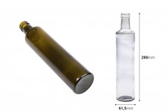 Стъклена бутилка Дорика 500 мл  с гърло ПП31,5 - 50 бр. 