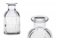 Стъклена прозрачна бутилка 120 мл 