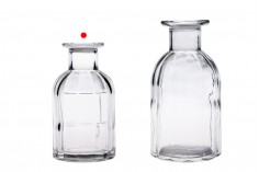 Стъклена прозрачна бутилка 120 мл 