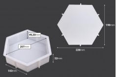 Deep Hexagon Mold for Resin