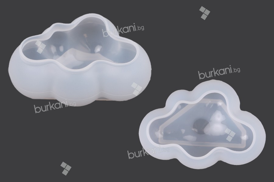 Силиконова форма 3D Облак 90х40 мм