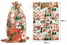Noel organze çantası 170x230 mm - 50 adet