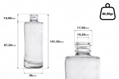 Yuvarlak parfüm şişesi 50 ml  (18/415)