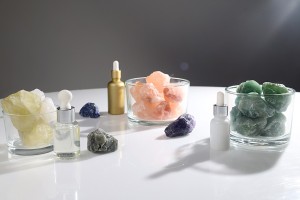 Камънен дифузер в опаковка пт 1 кг.  Обсидиан-изображение_размери