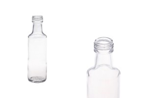 Стъклена бутилка за зехтин 100 мл Дорика PP24-изображение_продукт