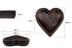 Mumluk için dekoratif alçı deniz kabuğu 185x45 mm