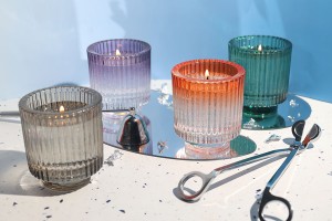 Стъклени цветни чаши 75x85 mm за свещи-изображение_група