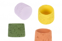 Beton mum kavanozu 80x60 mm çeşitli renklerde