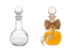 Стъклена сферична бутилка със стъклена тапа 100 мл-изображение_продукт