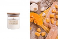 Ароматна ръчно изработена свещ Pumpkin Spice с восъчен фитил -110 гр.