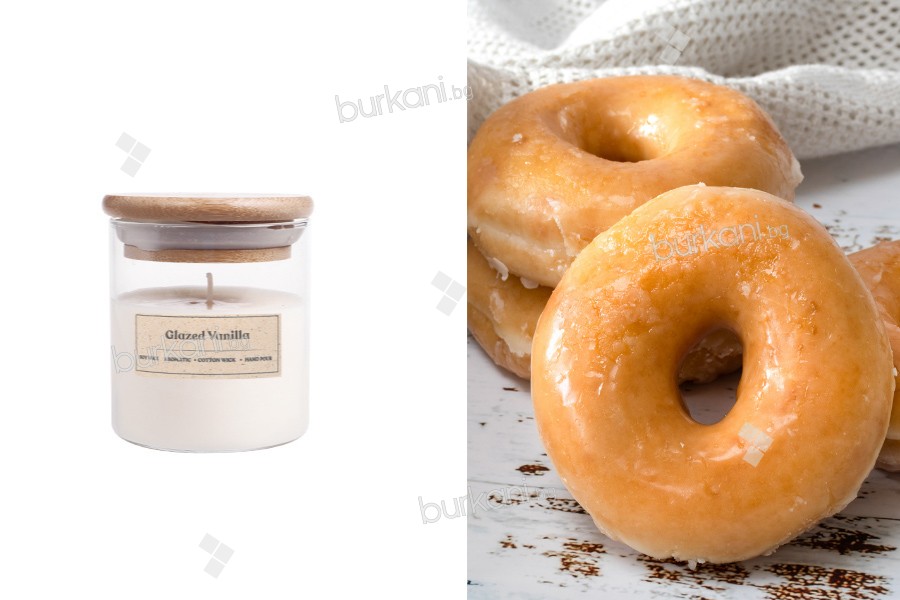 Caramelized Vanilla Ahşap fitilli kokulu soya mumu (110gr)