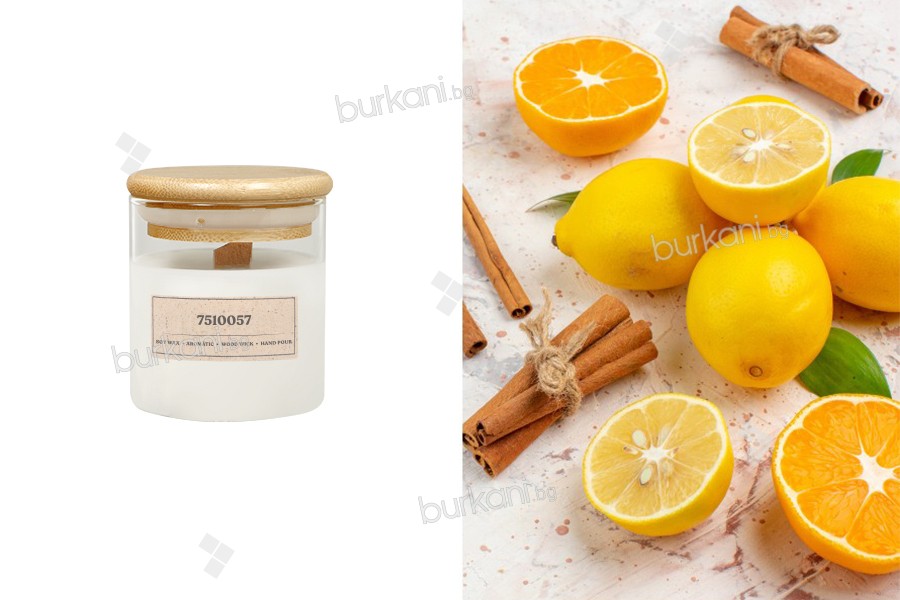 Sunny Elegance  Ahşap fitilli kokulu soya mumu (110gr)