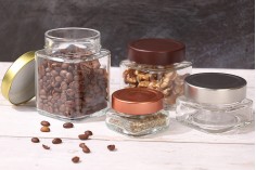 Квадратен буркан за мед 314 ml T.O 70 Deep 