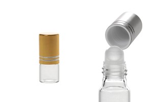 Малки шишенца рол он  2 мл ( сребриста и златиста капачка)-изображение_продукт