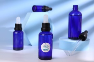 Стъклен капкомер пипета ( на топче) за бутилки за етерични масла 30 мл-изображение_група